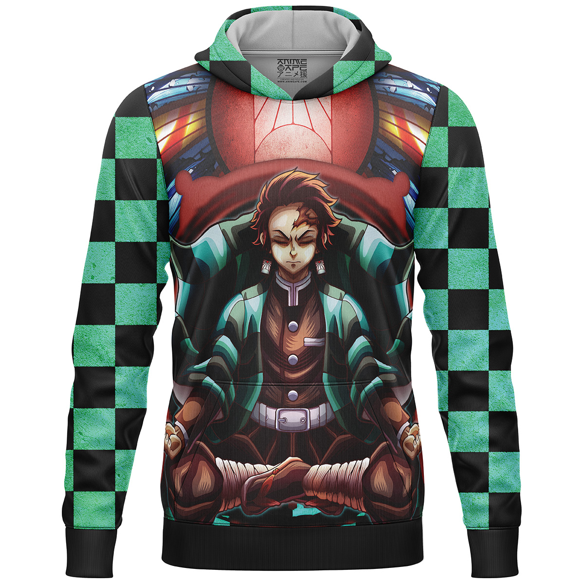 Trippy Kamado Tanjiro Demon Slayer  3D Hoodie