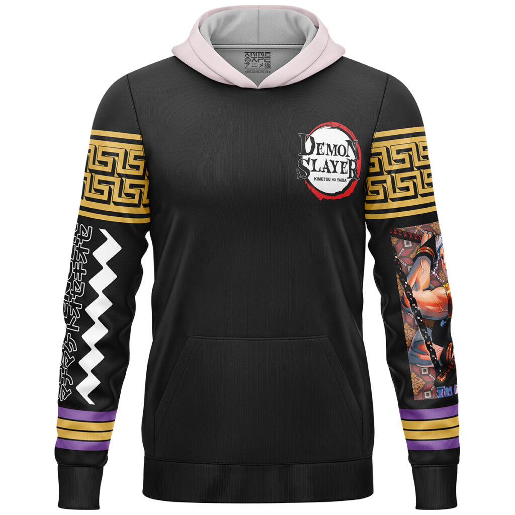 Uzui Tengen Demon Slayer Streetwear  3D Hoodie - Image 2