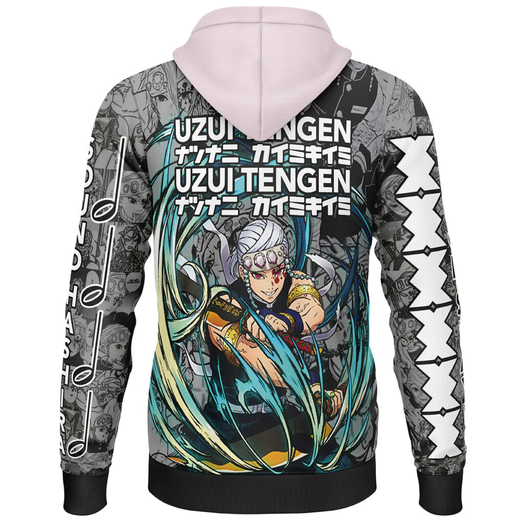 Uzui Tengen Manga Collage Demon Slayer Streetwear  3D Hoodie