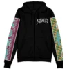 giyu Zip Hoodie Front Mockup - Demon Slayer UK Shop