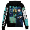 muichiro Zip Hoodie Back Mockup - Demon Slayer UK Shop