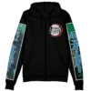 muichiro Zip Hoodie Front Mockup 1 - Demon Slayer UK Shop