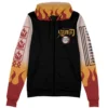 rengoku Zip Hoodie Front Mockup - Demon Slayer UK Shop