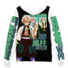sanemi Zip Hoodie Back Mockup - Demon Slayer UK Shop