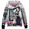 shinobuhaori Zip Hoodie Back Mockup - Demon Slayer UK Shop