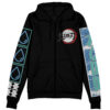 urokodaki Zip Hoodie Front Mockup 1 - Demon Slayer UK Shop