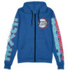 urokodaki Zip Hoodie Front Mockup - Demon Slayer UK Shop